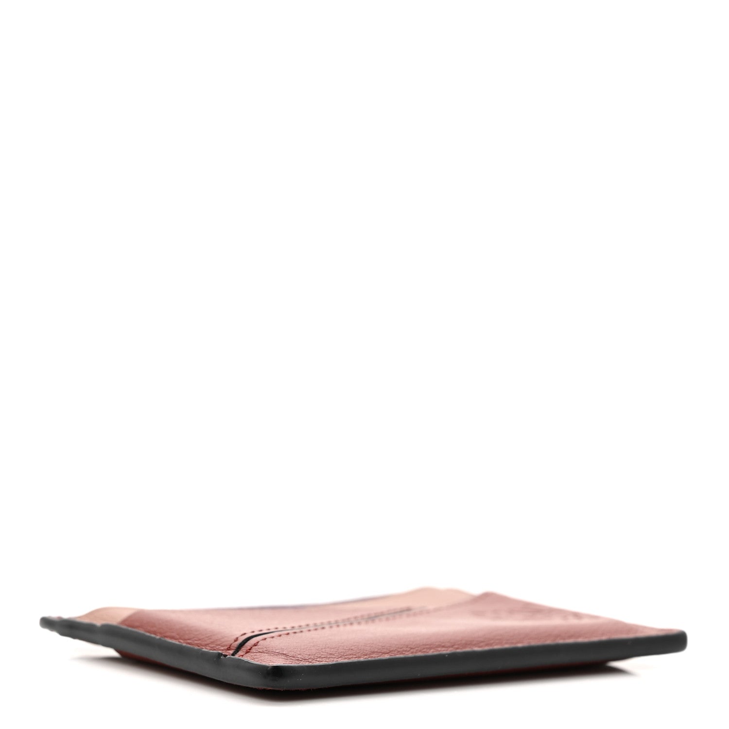 Calfskin Puzzle Colorblock  Holder Multicolor