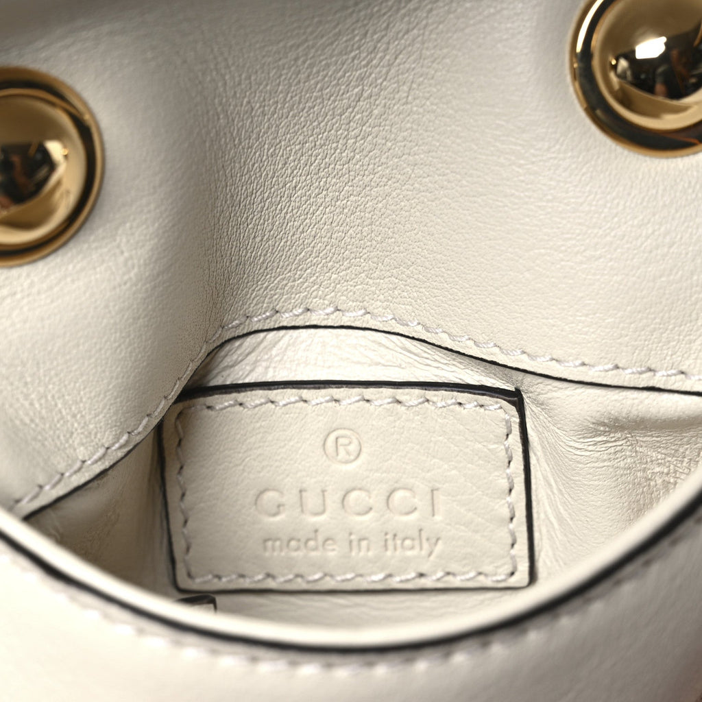 Roxy Calfskin Blondie  Case Wallet with Strap Mystic White