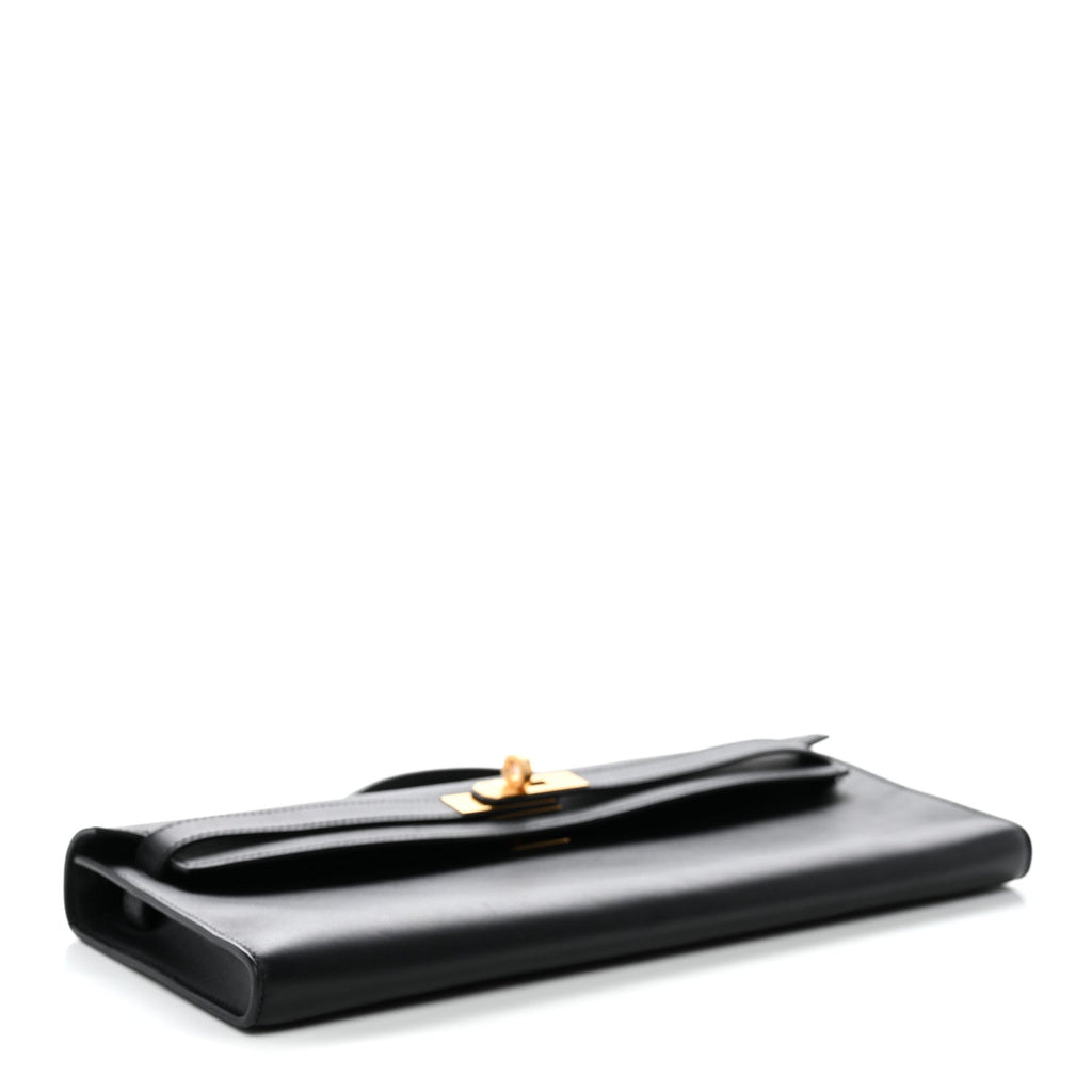 Swift Kelly Cut Clutch Pochette Black