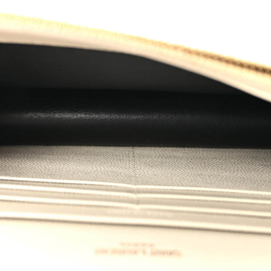 Grain De Poudre Classic Monogram Kate Tassel Chain Wallet Crema Soft