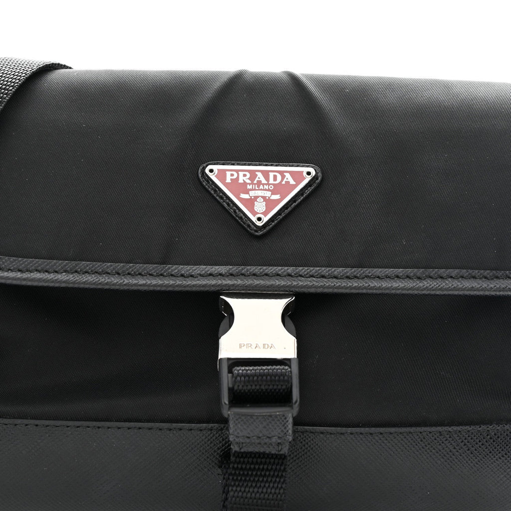Re-Nylon Saffiano Lunar New Year Smartphone Case Crossbody Black