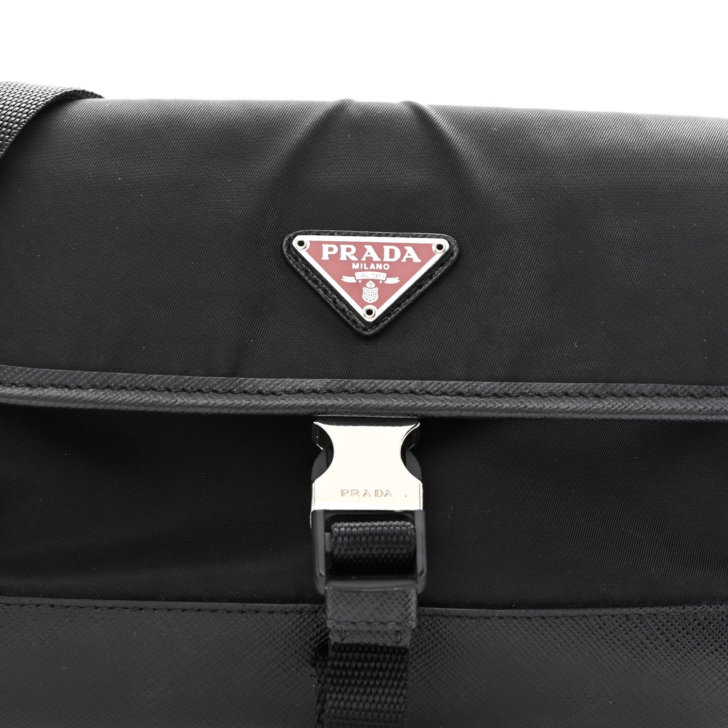 Re-Nylon Saffiano Lunar New Year Smartphone Case Crossbody Black