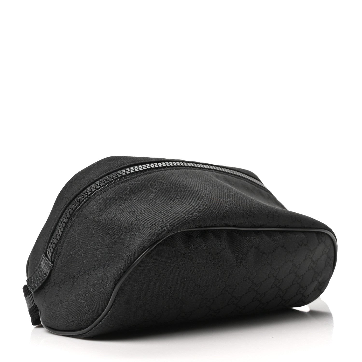 Nylon Monogram Fanny Pack Belt Bag Black