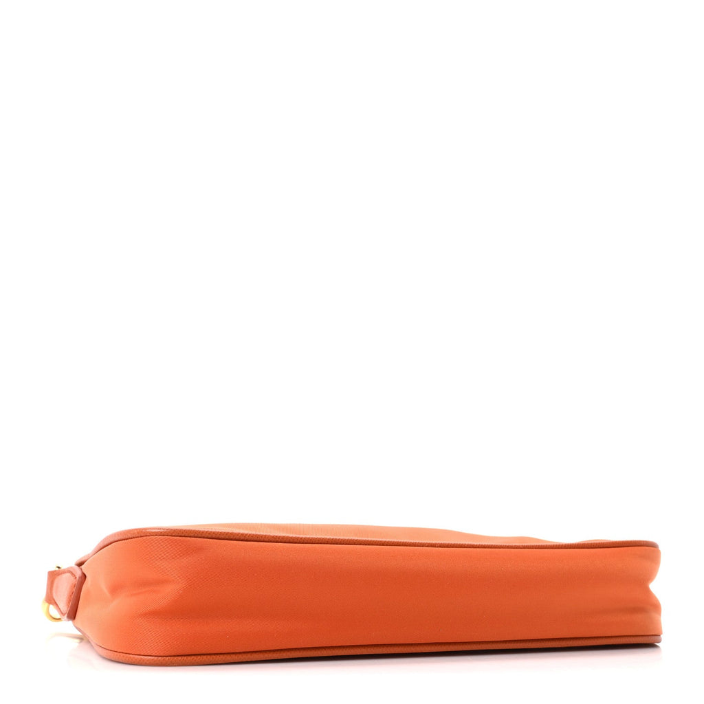 Tessuto Nylon Saffiano Crossbody Bag Papaya