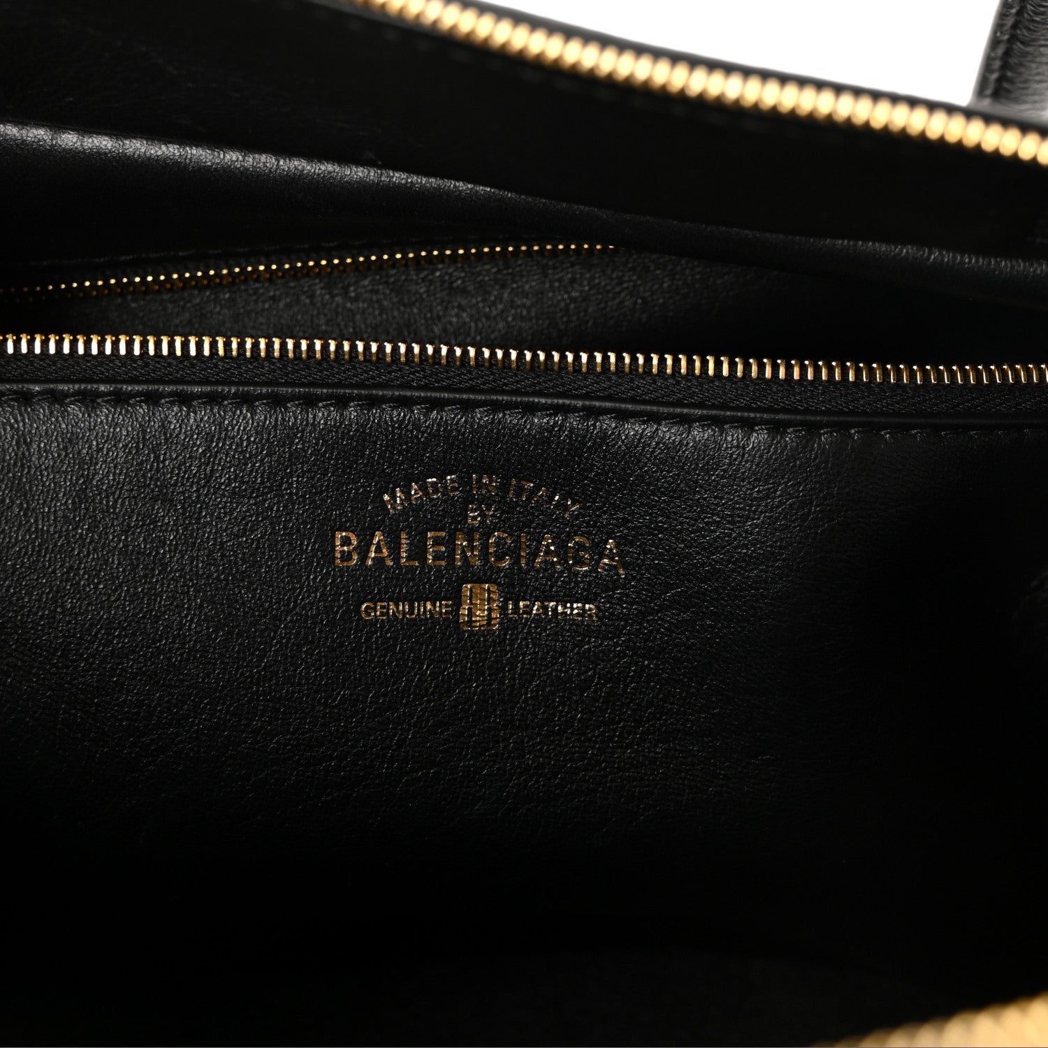 Grained Calfskin Medium Carrie Bowling Bag Black