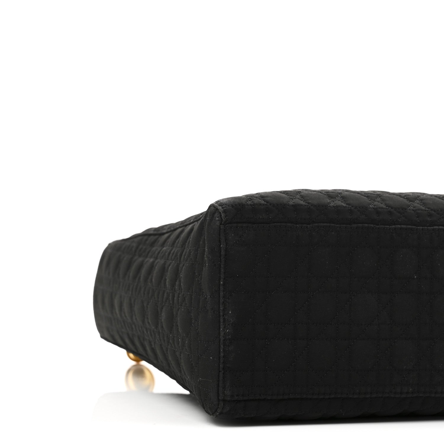 Nylon Cannage Large Lady Dior Black