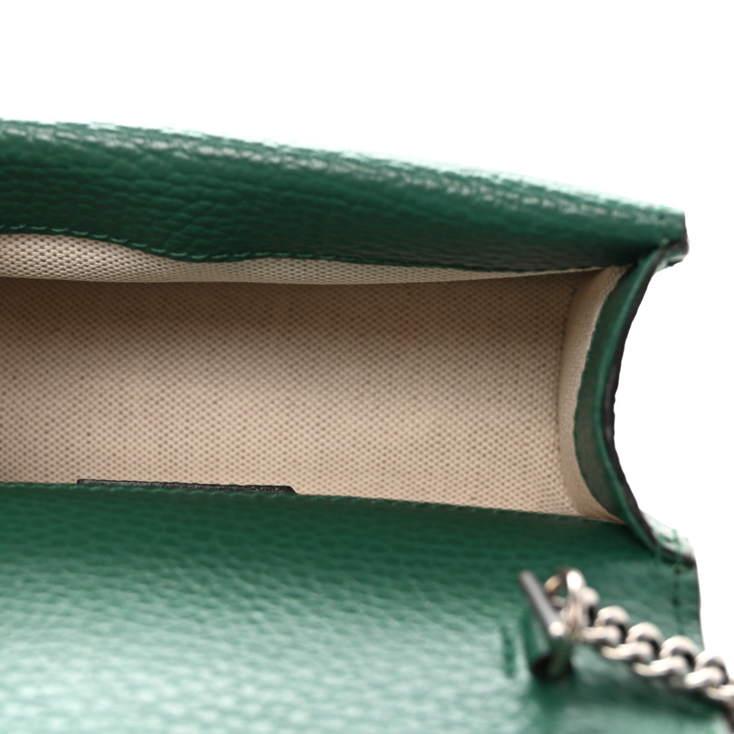 Dollar Calfskin Crystal Mini Dionysus Top Handle Bag Emerald