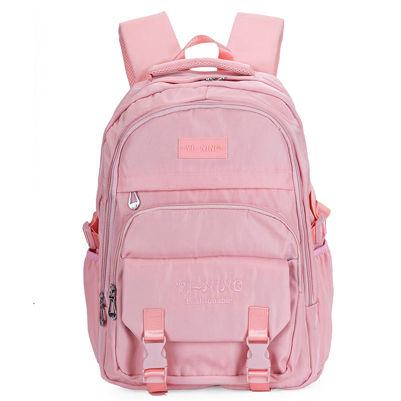 New Thickened Backpack Multi-Layer Zipper Buckle Backpack Cushioning Strap Wear-Resistant Good Quality Backpack for Women ZK412