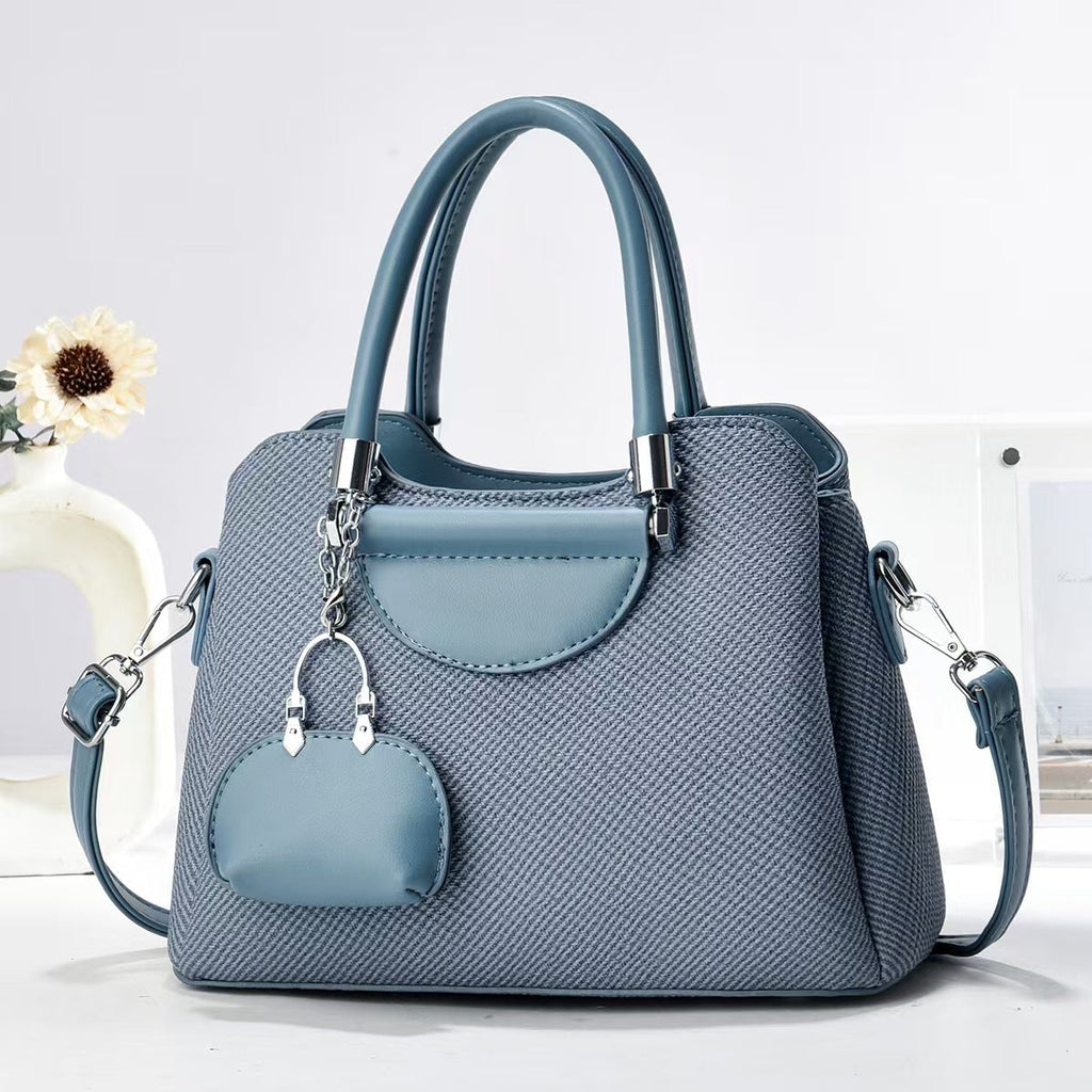 Handbag with KeyChain– Stylish Shoulder & Crossbody Bag for Women 9906-8
