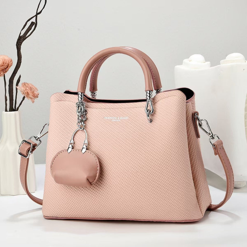 Handbag with KeyChain– Stylish Shoulder & Crossbody Bag for Women 9913-12