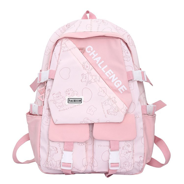 Schoolbag Japanese Large Capacity High School Student College Student Backpack ZK410