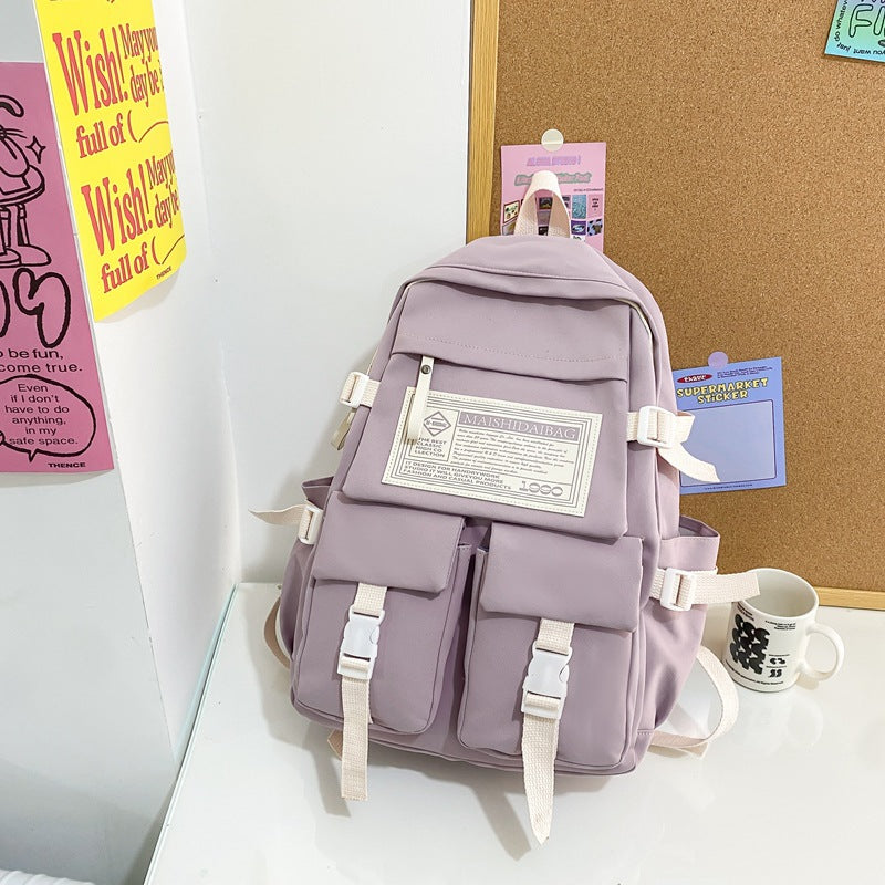 New Fashionable Backpack for Junior High School Students, College Students, Girls ZK411