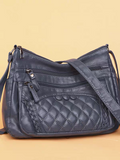 Soft leather women's bag, new style, fashionable and versatile bag, large capacity, trendy shoulder crossbody bag 8028