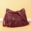 New Fashion All-match Middle-aged and Elderly Mother's Bag Large Capacity Shoulder Crossbody Bag 8026