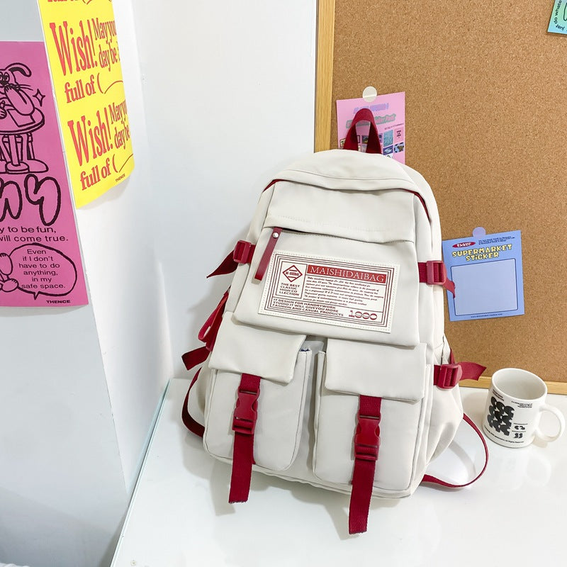 New Fashionable Backpack for Junior High School Students, College Students, Girls ZK411