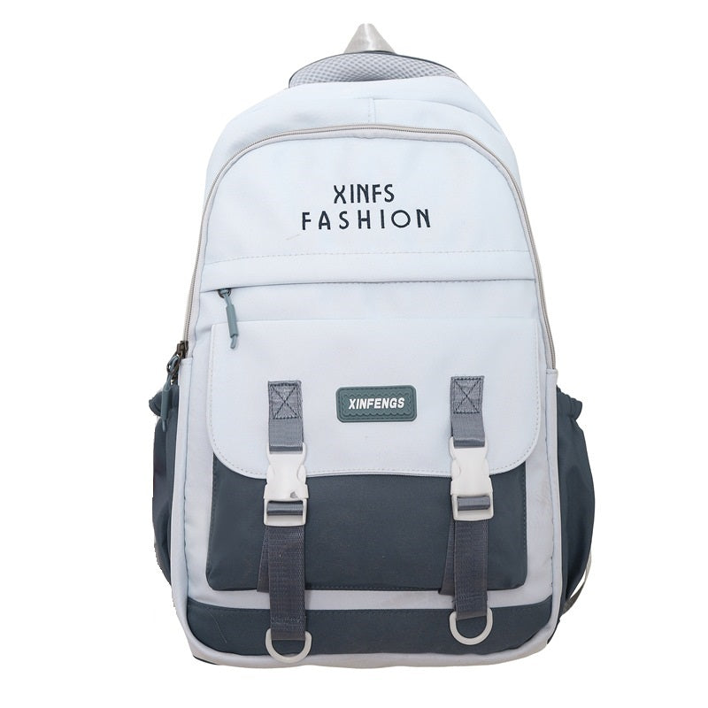 Elementary School, Junior High School, High School, and University, Large-Capacity Backpacks, Simple Backpacks for Women ZK409