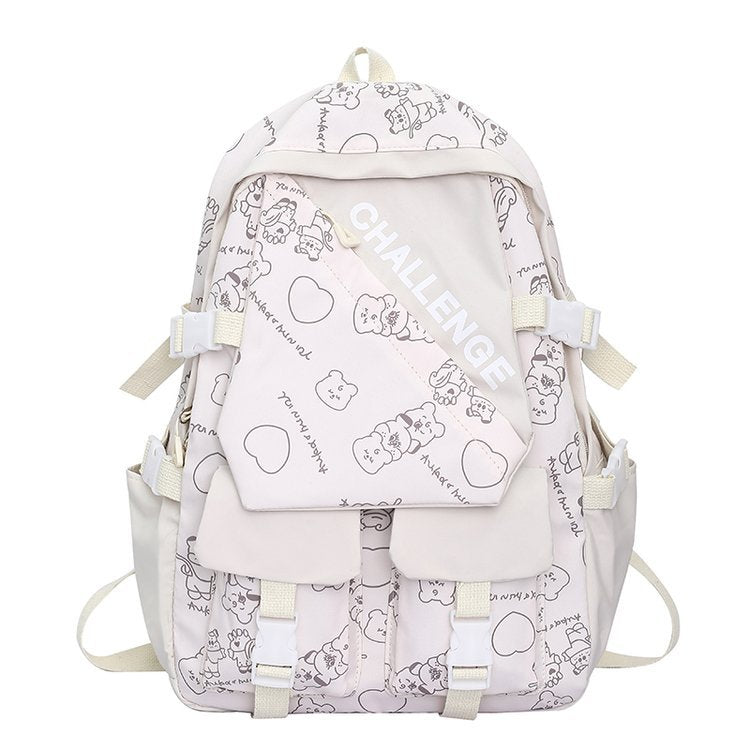 Schoolbag Japanese Large Capacity High School Student College Student Backpack ZK410