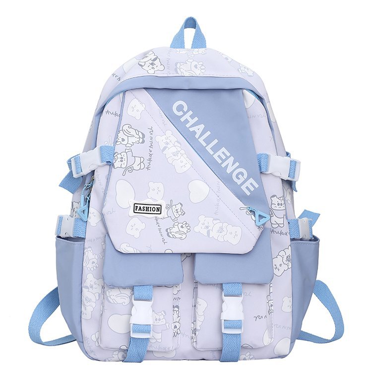 Schoolbag Japanese Large Capacity High School Student College Student Backpack ZK410