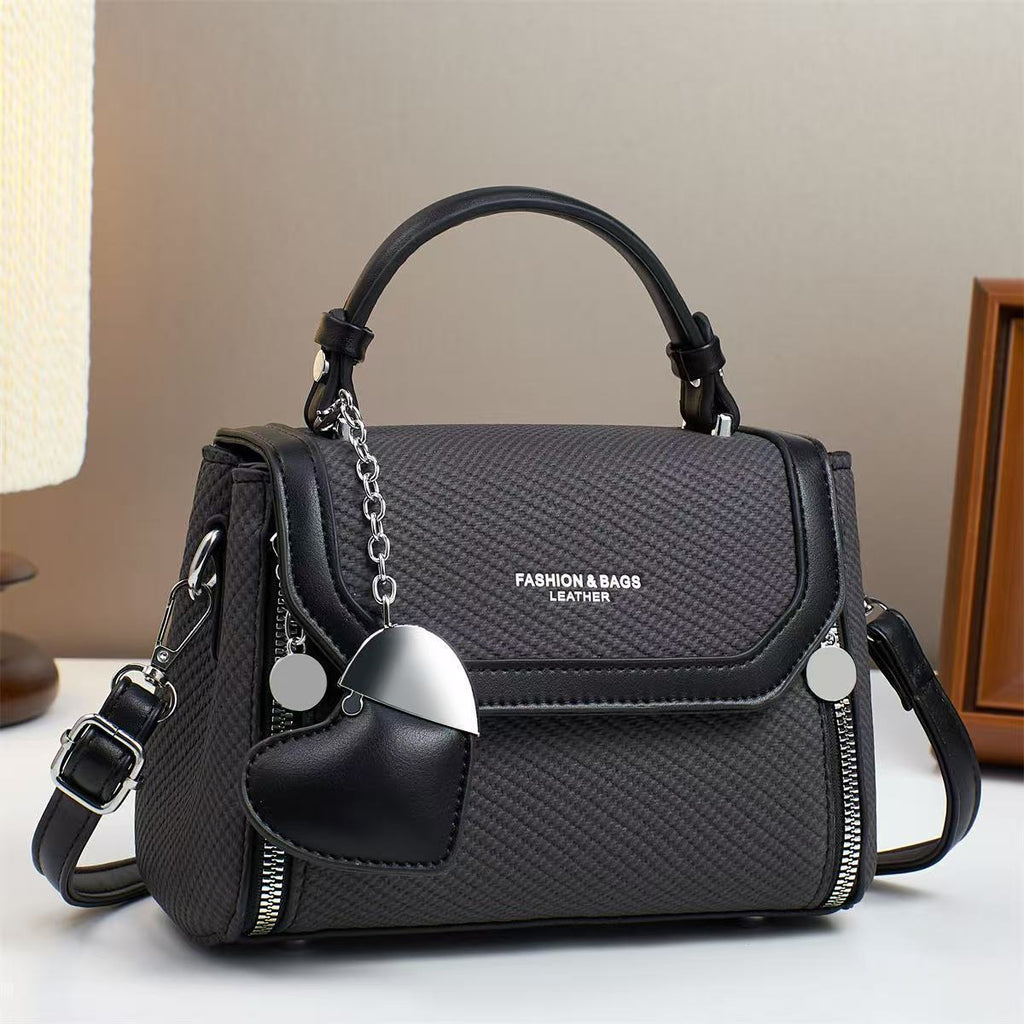 New Trendy Single-Shoulder Bag, Soft Leather Women's Crossbody Bag, Lightweight Women's Bag 292-6