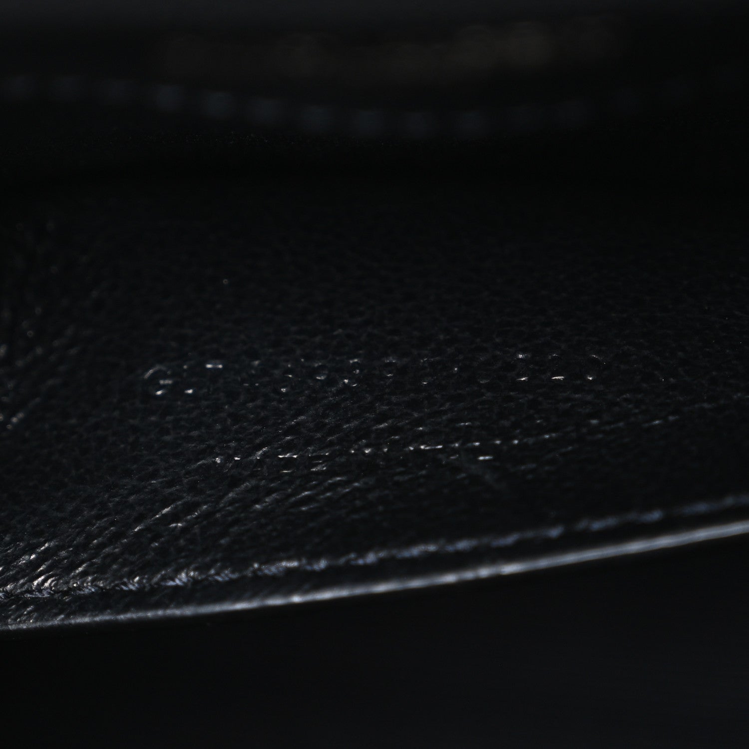 Grain De Poudre Small Monogram Monochrome Kate Satchel Black