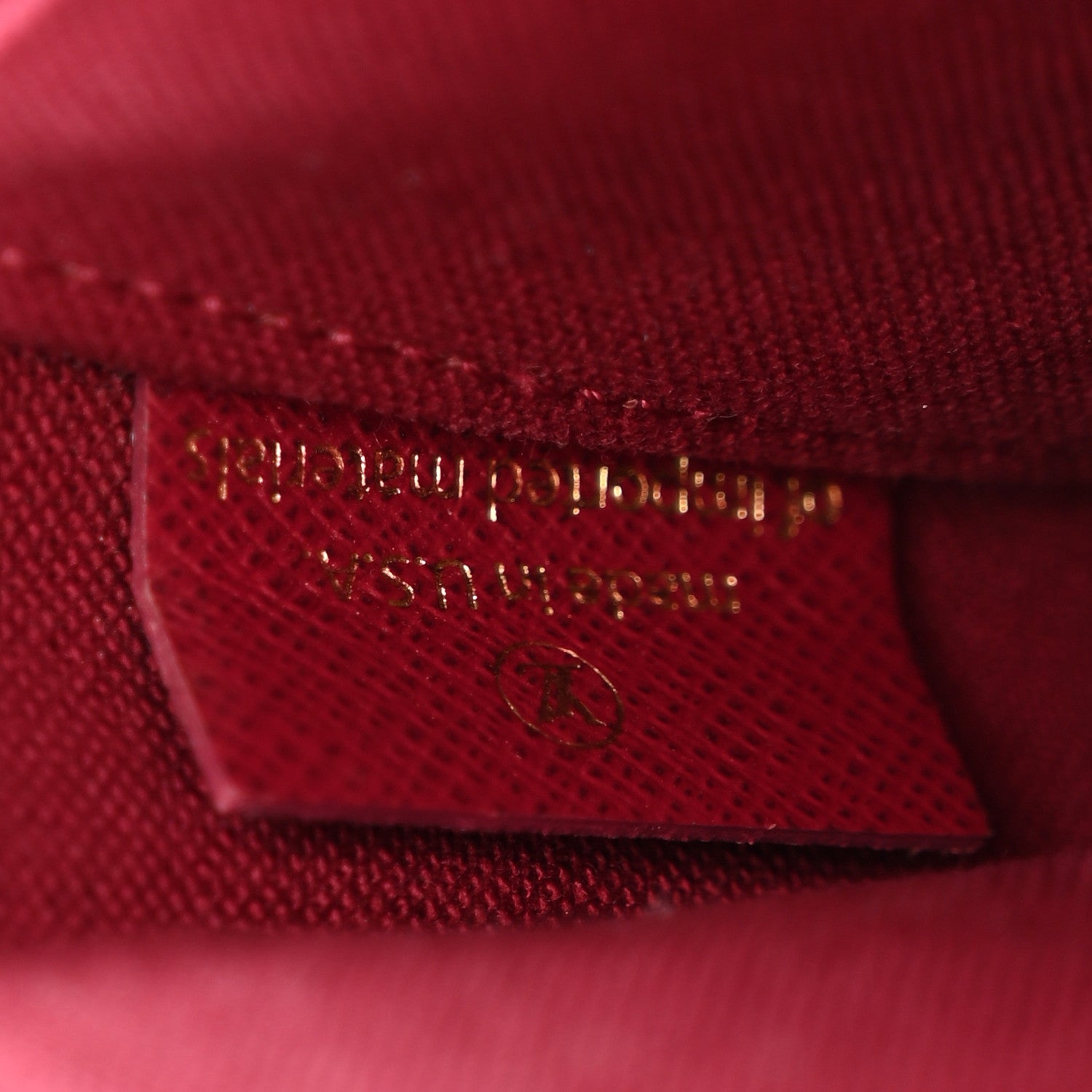 Monogram Pochette Felicie Chain Wallet Fuchsia