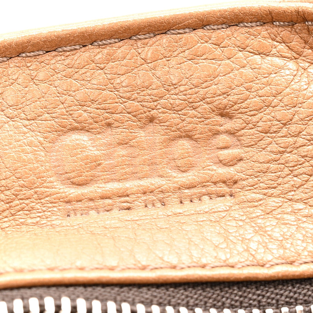 Calfskin Medium Paddington Satchel Tan
