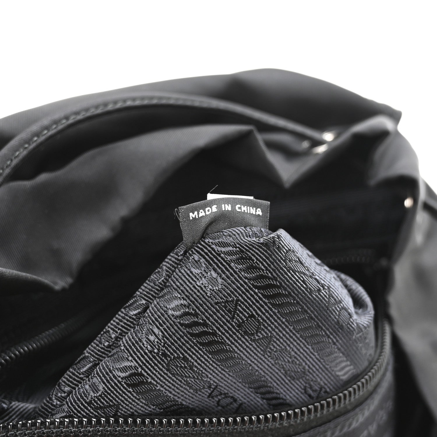 Nylon Vela Medium Backpack Black