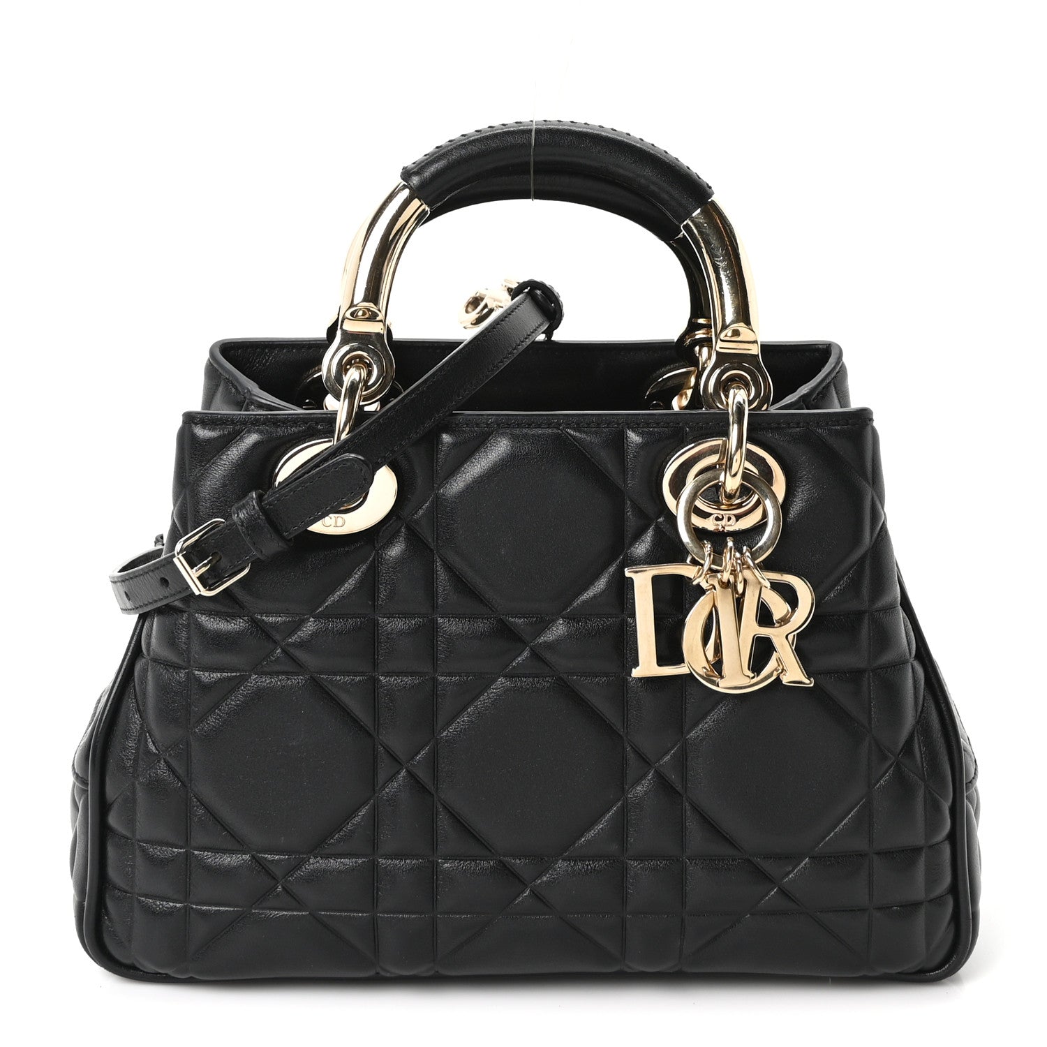 Calfskin Cannage Small The Lady 95.22 Black