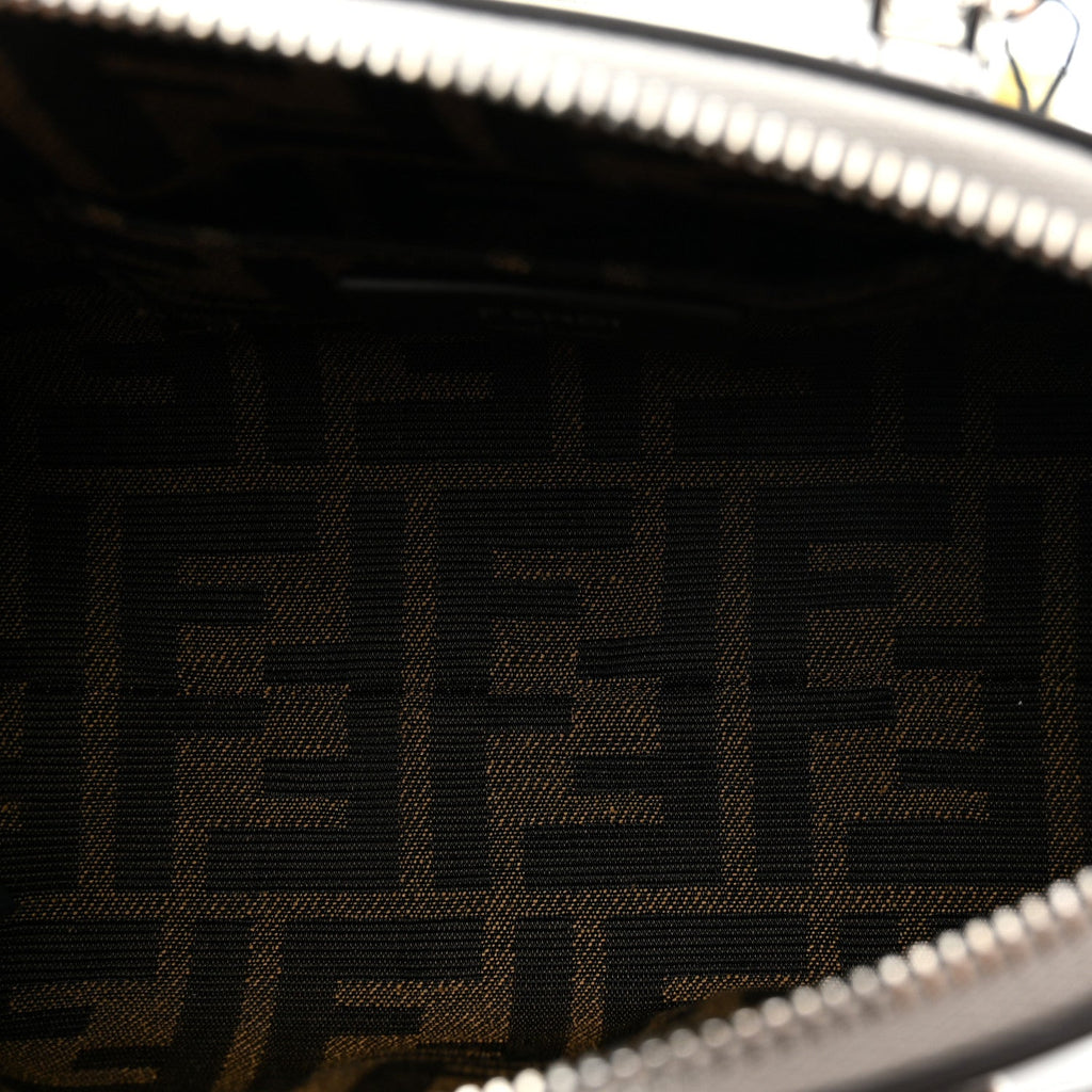 Rock Millenium Logo Embossed Mini By The Way Top Handle Boston Bag Argento