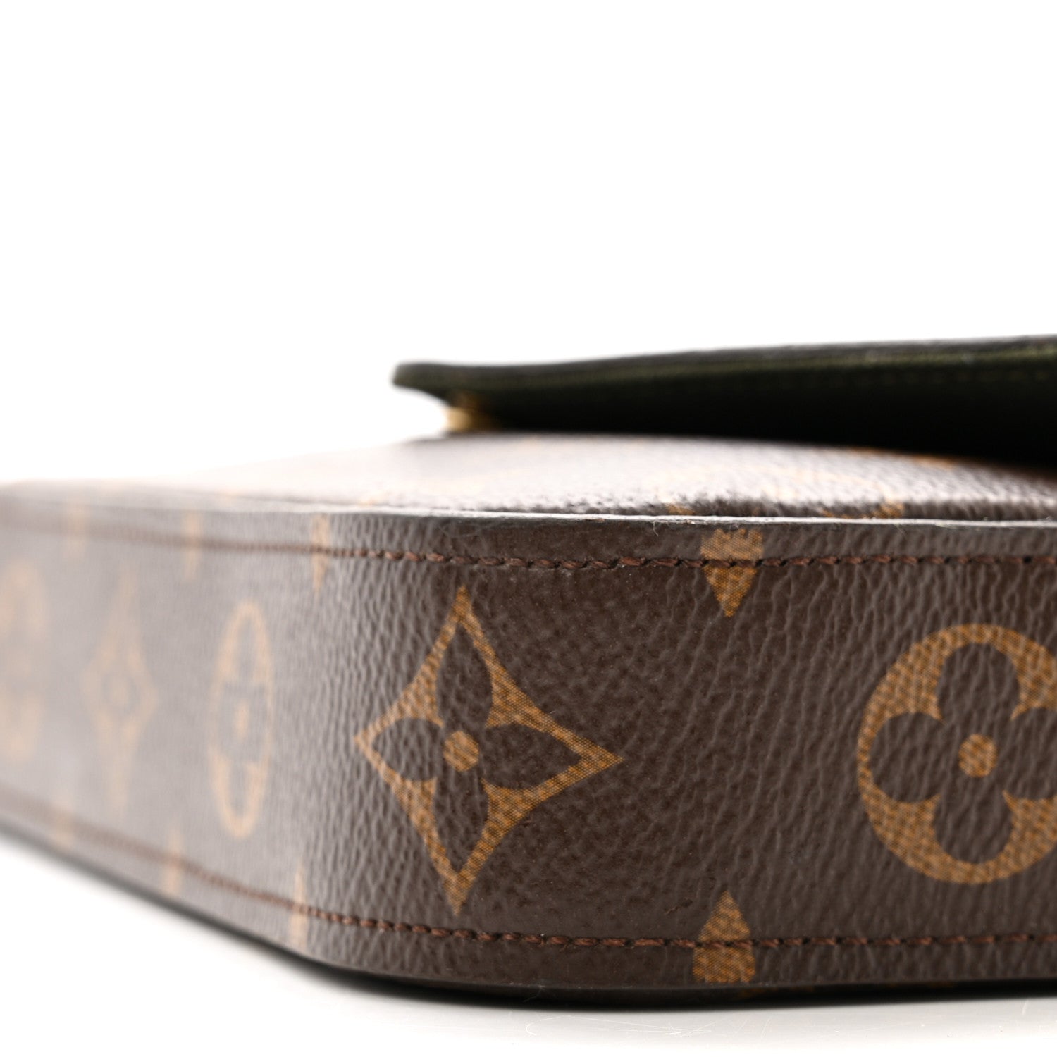 Monogram Felicie Strap & Go Kaki
