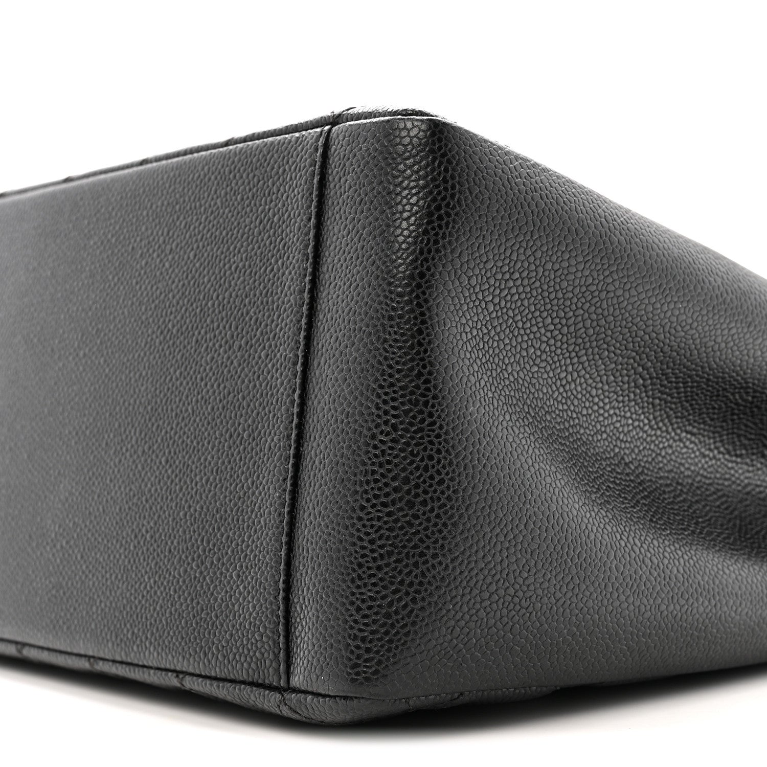 Caviar Quilted Grand Shopping Tote GST Black