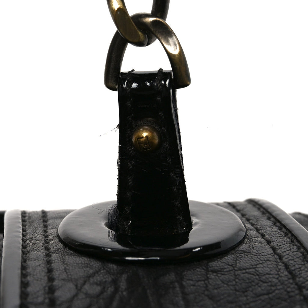 Nappa Patent B Bag Black