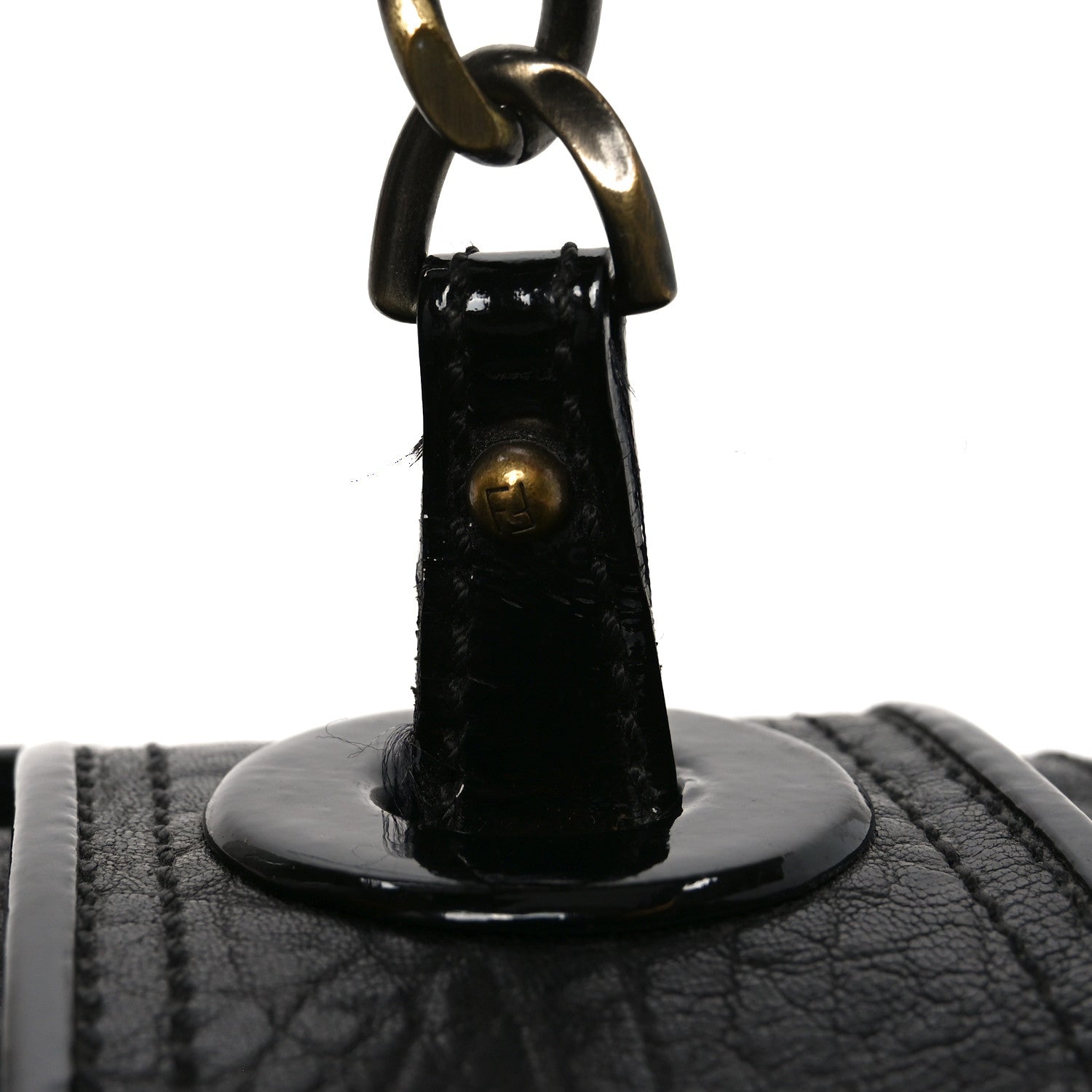 Nappa Patent B Bag Black