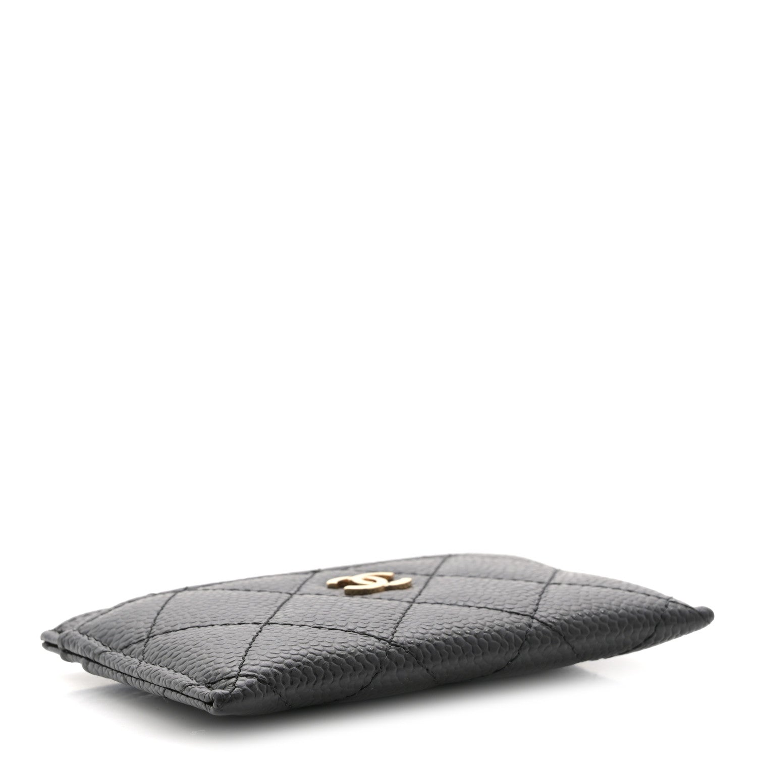 Caviar Quilted  Holder Black