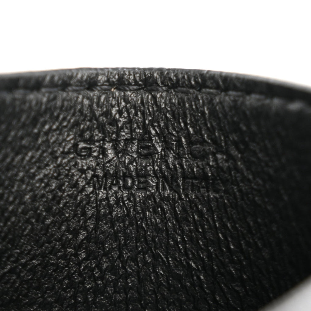 Calfskin 4G Embossed  Holder Black