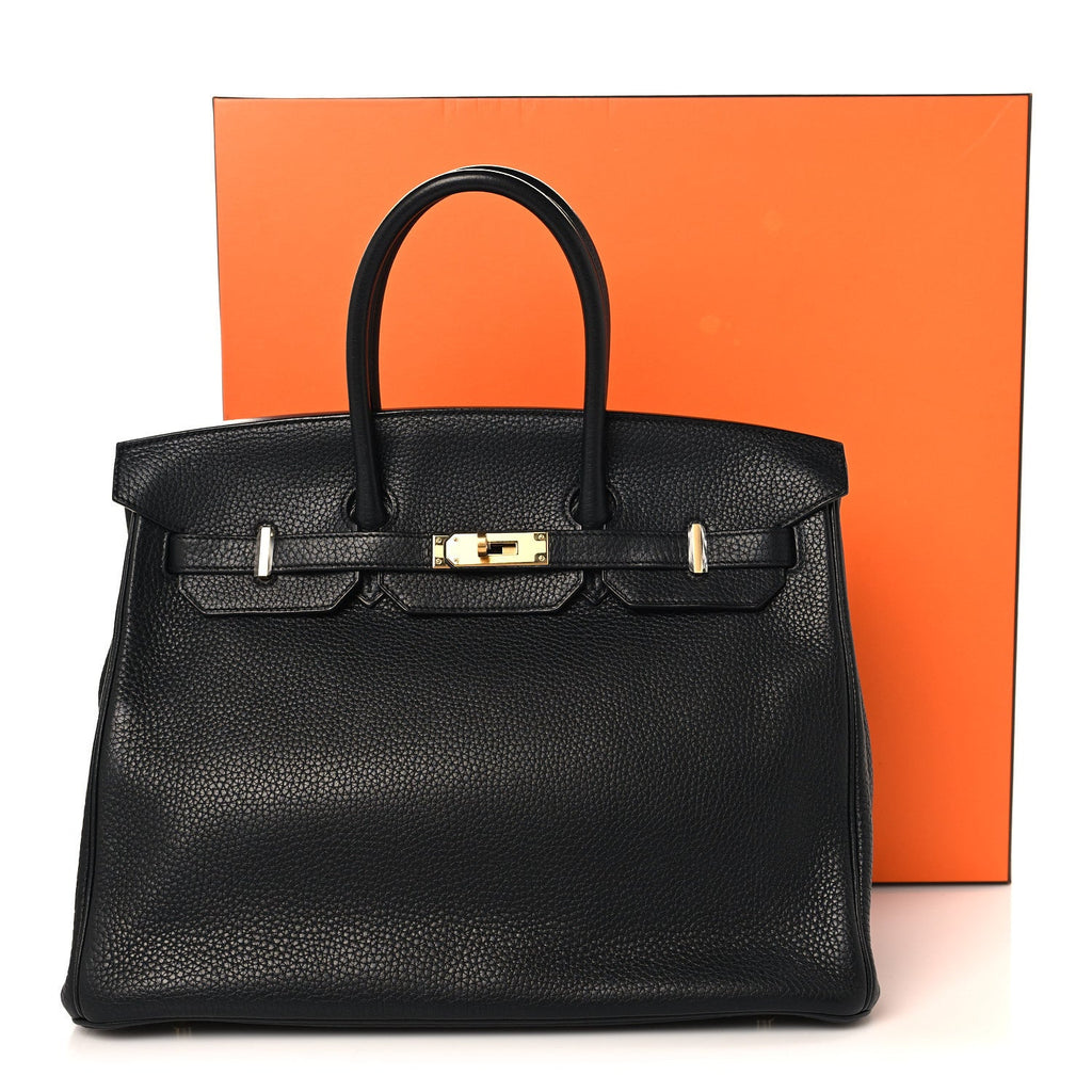 Taurillon Clemence Birkin 35 Black