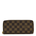 Damier Ebene Clemence Wallet Cherry
