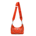 Re-Nylon Saffiano Re-Edition 2005 Shoulder Bag Arancio