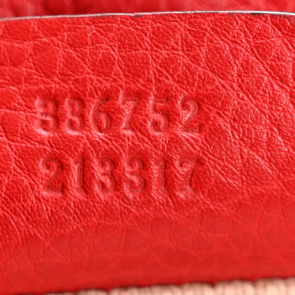 Pebbled Calfskin Medium Soho Flap Crossbody Tabasco Red