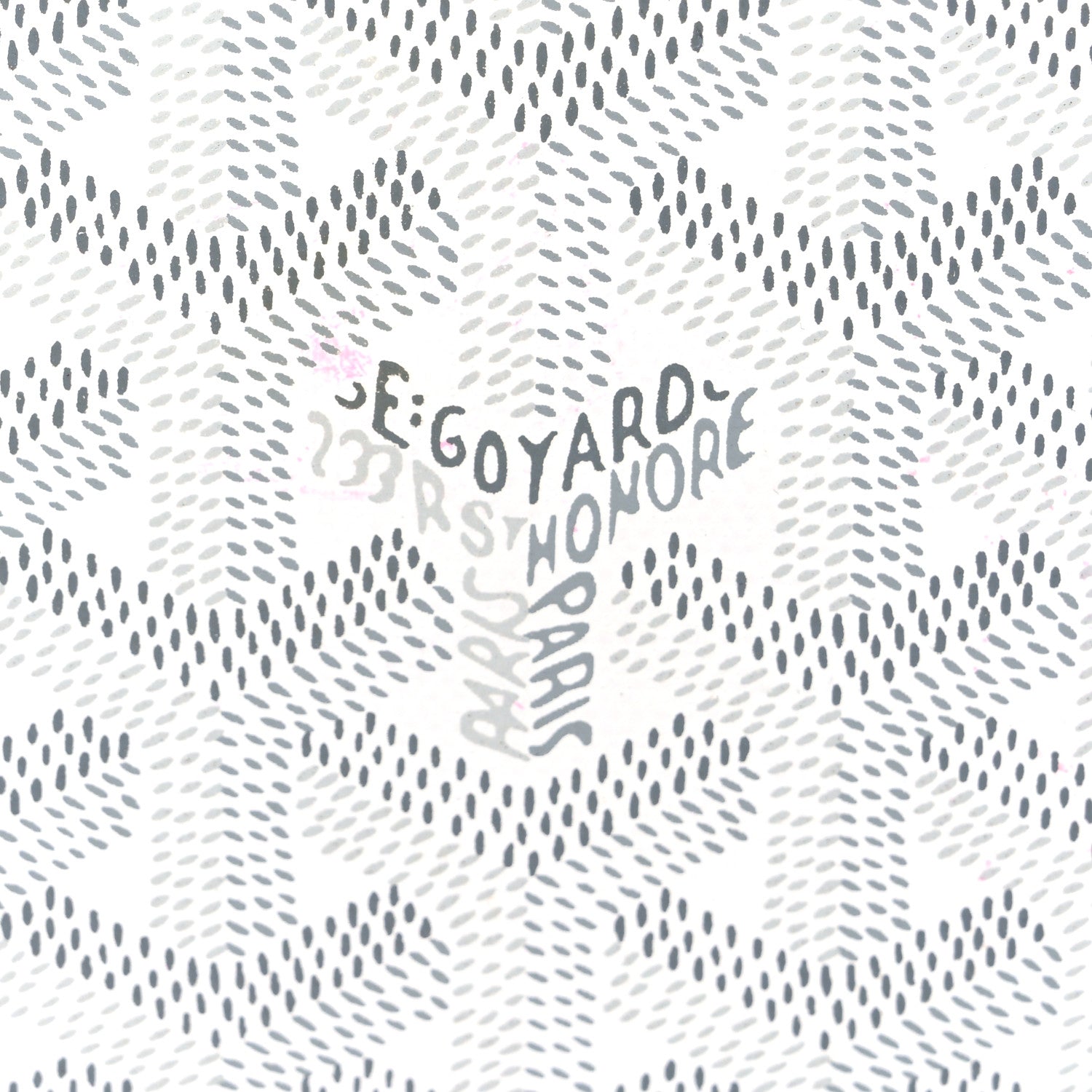 Goyardine Senat Pochette MM White