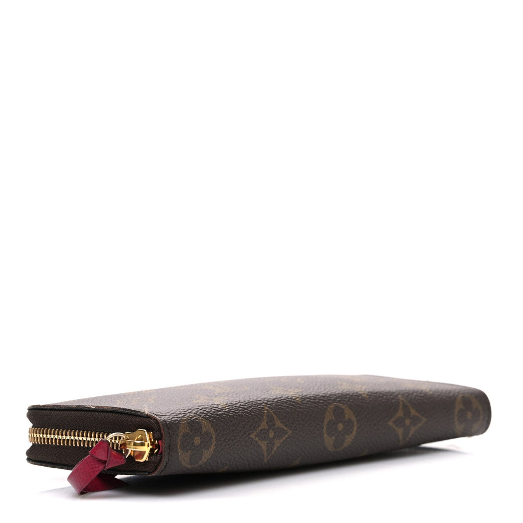 Monogram Clemence Wallet Fuchsia