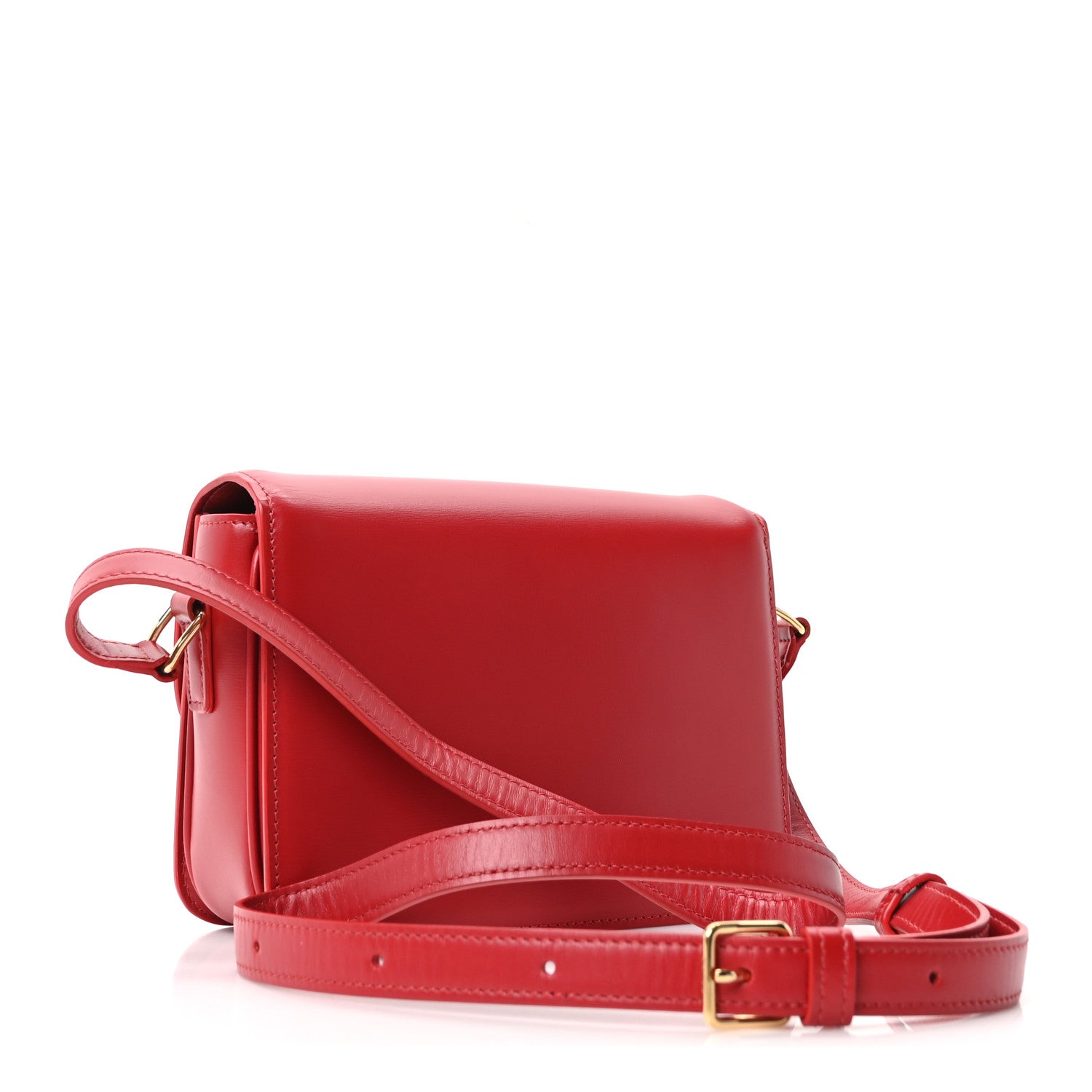 Shiny Calfskin Teen Triomphe Red