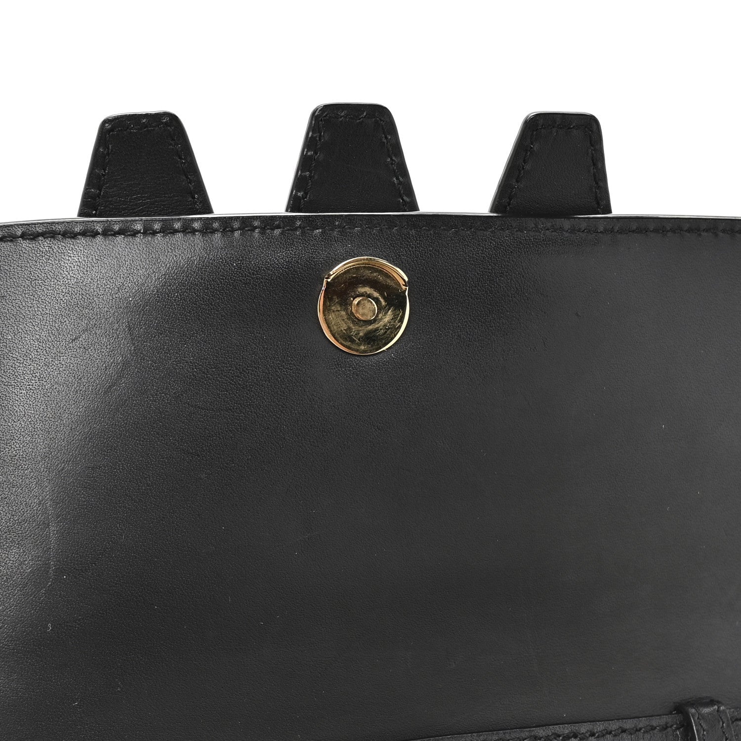 Smooth Calfskin Nico Shoulder Bag Black
