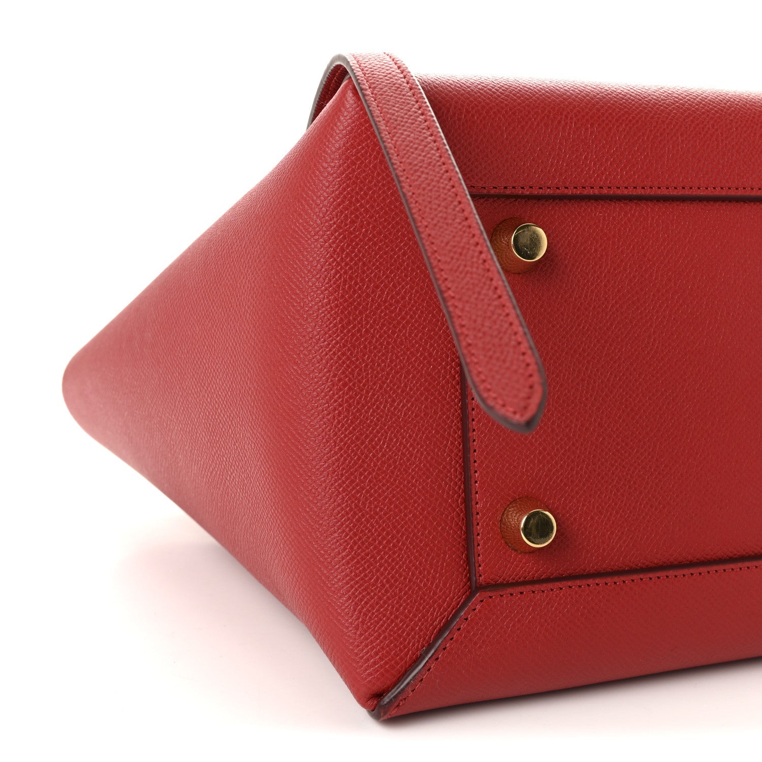 Grained Calfskin Mini Belt Bag Coquelicot