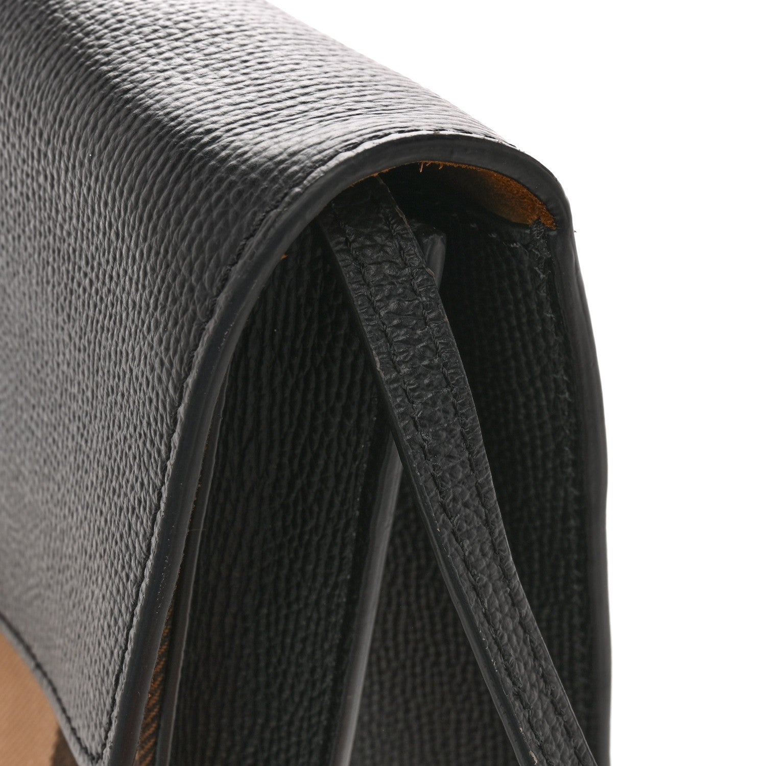 Derby Calfskin House Check Baby Macken Crossbody Bag Black