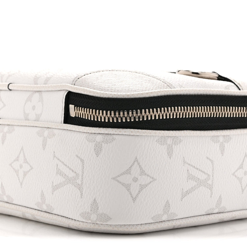Taiga Monogram Alpha Messenger Optic White