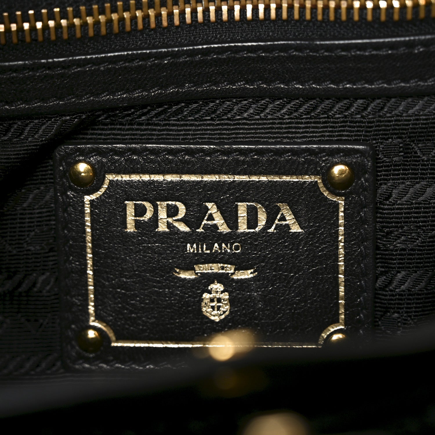 Nappa Antique Drawstring Tote Black