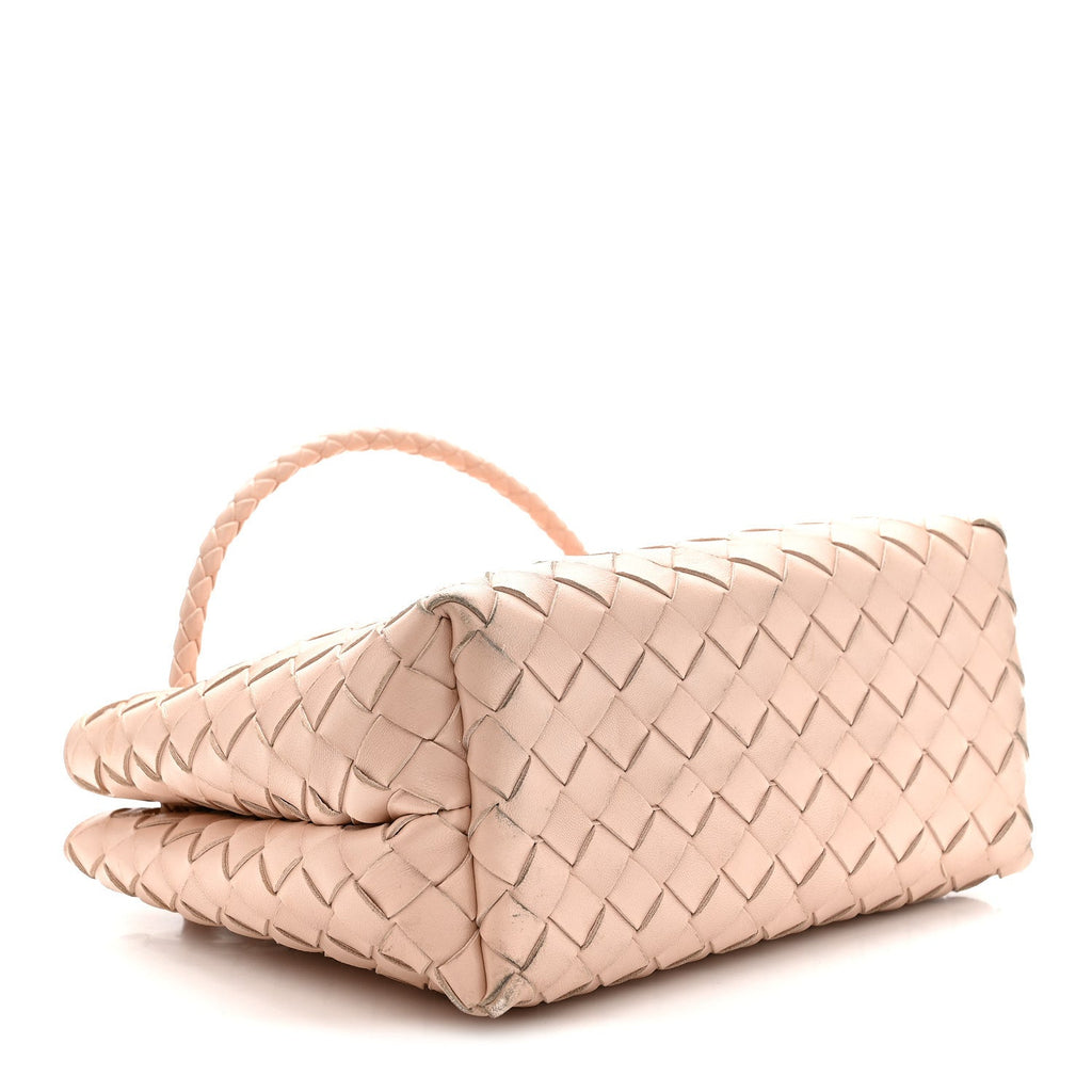 Nappa Intrecciato Small Andiamo Shoulder Bag Lotus