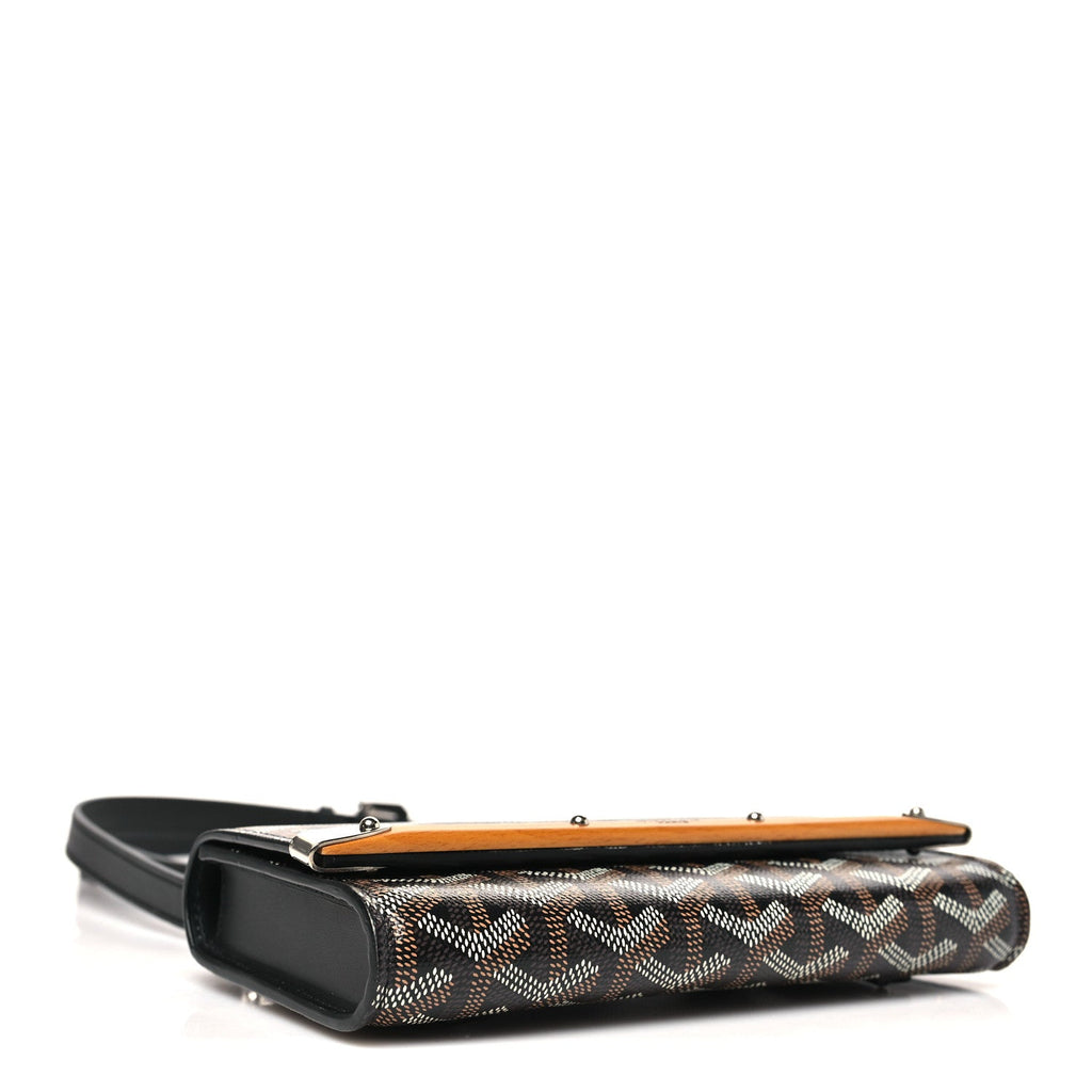 Goyardine Monte Carlo Mini Phone Case Black