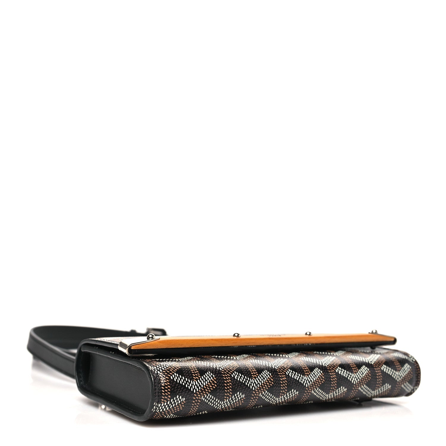 Goyardine Monte Carlo Mini Phone Case Black